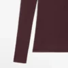 100% βαμβακερό ημιδιαφανές T-shirt με λεπτομέρεια στο γιακά 100% βαμβακερό ημιδιαφανές T-shirt με λεπτομέρεια στο γιακά