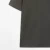 100% βαμβακερό T-shirt με λαιμόκοψη σε αντίθεση 100% βαμβακερό T-shirt με λαιμόκοψη σε αντίθεση