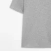 100% βαμβακερό T-shirt με λεπτομέρεια σε αντίθεση 100% βαμβακερό T-shirt με λεπτομέρεια σε αντίθεση