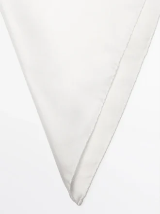 Απλό μαντήλι τσέπης 100% μετάξι