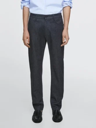 Ελαφρύ τζιν slim fit με πλύση rinse
