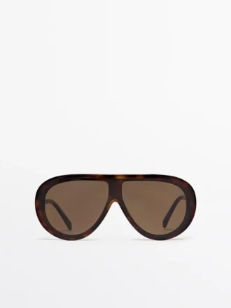 Γυαλιά Ηλίου τύπου Aviator με εφέ χελώνας