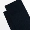 Κάλτσες από μείγμα βαμβακιού με ραβδώσεις Κάλτσες από μείγμα βαμβακιού με ραβδώσεις