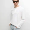 Μακρυμάνικο T-shirt με λαιμόκοψη Henley Μακρυμάνικο T-shirt με λαιμόκοψη Henley