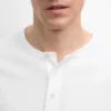 Μακρυμάνικο T-shirt με λαιμόκοψη Henley Μακρυμάνικο T-shirt με λαιμόκοψη Henley