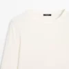 Μακρυμάνικο T-shirt με στρογγυλεμένο στρίφωμα Μακρυμάνικο T-shirt με στρογγυλεμένο στρίφωμα