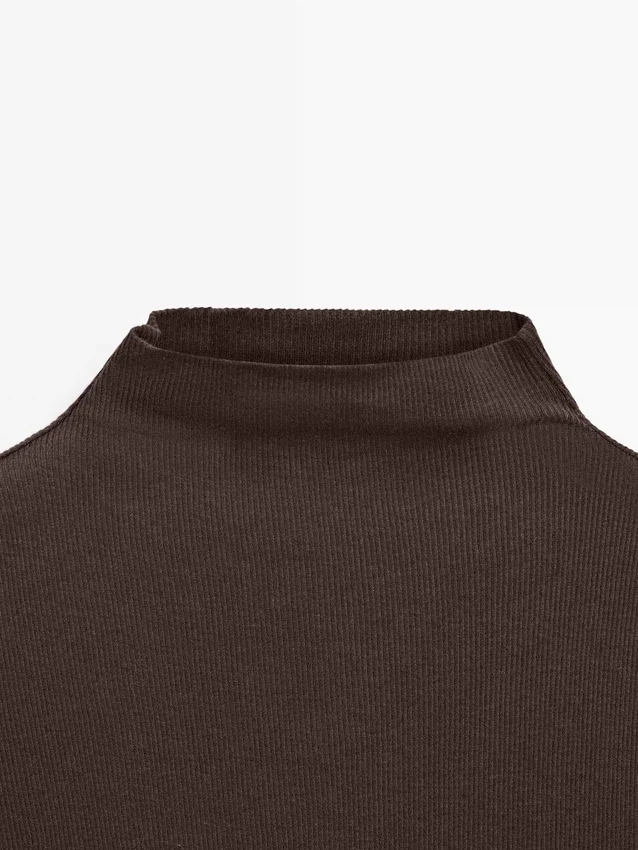 Μακρυμάνικο βαμβακερό T-shirt με ραβδώσεις Μακρυμάνικο βαμβακερό T-shirt με ραβδώσεις