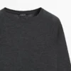 Μαλλί T-shirt με μανίκια Raglan Μαλλί T-shirt με μανίκια Raglan