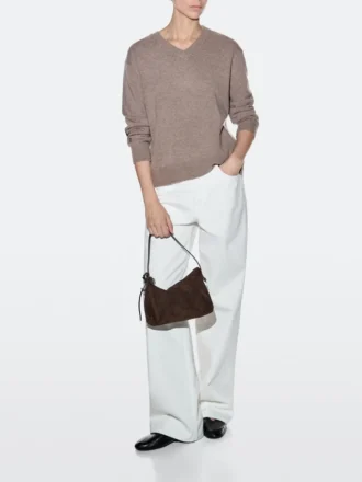 Μικρή τσάντα από σπλιτ σουέτ Μικρή τσάντα από σπλιτ σουέτ