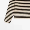 Oversize ριγέ T-shirt από μείγμα βαμβακιού Oversize ριγέ T-shirt από μείγμα βαμβακιού