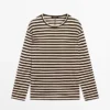 Oversize ριγέ T-shirt με μακριά μανίκια Oversize ριγέ T-shirt με μακριά μανίκια