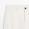 Παντελόνι από βαμβακερό ύφασμα twill με ελαστική ζώνη στη μέση Παντελόνι από βαμβακερό ύφασμα twill με ελαστική ζώνη στη μέση