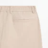 Παντελόνι jogger από βαμβάκι και λινό Παντελόνι jogger από βαμβάκι και λινό
