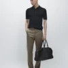 Παντελόνι Slim Fit από μείγμα βαμβακιού Παντελόνι Slim Fit από μείγμα βαμβακιού