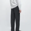Παντελόνια από μαλλί με μοτίβο houndstooth