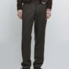 Παντελόνια από μίγμα μαλλιού σε ύφασμα twill Παντελόνια από μίγμα μαλλιού σε ύφασμα twill