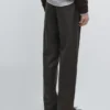 Παντελόνια από μίγμα μαλλιού σε ύφασμα twill Παντελόνια από μίγμα μαλλιού σε ύφασμα twill