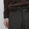 Παντελόνια από μίγμα μαλλιού σε ύφασμα twill Παντελόνια από μίγμα μαλλιού σε ύφασμα twill