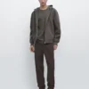 Παντελόνια Jogger Fit από μείγμα βαμβακιού Παντελόνια Jogger Fit από μείγμα βαμβακιού