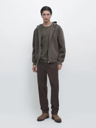 Παντελόνια Jogger Fit από μείγμα βαμβακιού