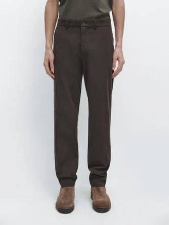 Παντελόνια Jogger Fit από μείγμα βαμβακιού