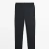 Παντελόνια Jogger Fit από μείγμα βαμβακιού Παντελόνια Jogger Fit από μείγμα βαμβακιού