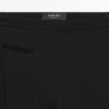 Παντελόνια με φαρδιά γραμμή και τσέπη Παντελόνια με φαρδιά γραμμή και τσέπη