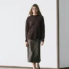 Πλεκτό πουλόβερ από μείγμα μαλλιού σε oversize μέγεθος Πλεκτό πουλόβερ από μείγμα μαλλιού σε oversize μέγεθος