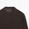 Πλεκτό πουλόβερ από μείγμα μαλλιού σε oversize μέγεθος Πλεκτό πουλόβερ από μείγμα μαλλιού σε oversize μέγεθος