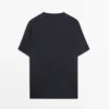 Πλεκτό T-shirt από μείγμα μαλλιού Πλεκτό T-shirt από μείγμα μαλλιού