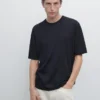 Πλεκτό T-shirt από μείγμα μαλλιού Πλεκτό T-shirt από μείγμα μαλλιού