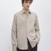 Πουκάμισα από μείγμα βαμβακιού με μοτίβο houndstooth Πουκάμισα από μείγμα βαμβακιού με μοτίβο houndstooth