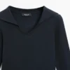 Πουκάμισο με μακριά μανίκια και πλεκτό V-neck Πουκάμισο με μακριά μανίκια και πλεκτό V-neck