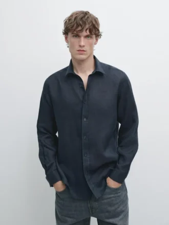 Πουκάμισο Slim Fit 100% λινό