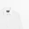 Πουκάμισο Slim Fit από 100% βαμβακερό ποπλίν Πουκάμισο Slim Fit από 100% βαμβακερό ποπλίν