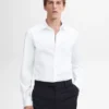 Πουκάμισο Slim Fit από 100% βαμβακερό ποπλίν Πουκάμισο Slim Fit από 100% βαμβακερό ποπλίν