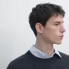 Πουλόβερ από πλεκτό μαλλί μερινό με στρογγυλό λαιμό