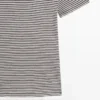 Ριγέ διπλό στρώμα T-shirt με κοντά μανίκια
