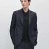 Ριγέ σακάκι κοστούμι από Cool Wool