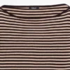 Ριγέ βαμβακερό T-shirt με μακριά μανίκια Ριγέ βαμβακερό T-shirt με μακριά μανίκια