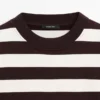 Ριγέ βαμβακερό T-shirt με μακριά μανίκια Ριγέ βαμβακερό T-shirt με μακριά μανίκια