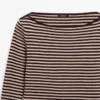 Ριγέ βαμβακερό T-shirt με μακριά μανίκια Ριγέ βαμβακερό T-shirt με μακριά μανίκια