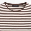 Ριγές T-shirts με μακριά μανίκια και λεπτομέρειες σε αντίθεση Ριγές T-shirts με μακριά μανίκια και λεπτομέρειες σε αντίθεση