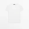 Ριπ T-shirt βαρέως βάρους με κοντά μανίκια