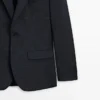 Σακάκι κοστούμι από μείγμα Cool Wool με καρό μοτίβο