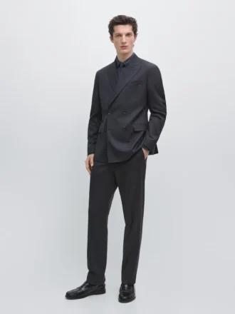 Σακάκι κοστούμι με διπλό κούμπωμα από Cool Wool