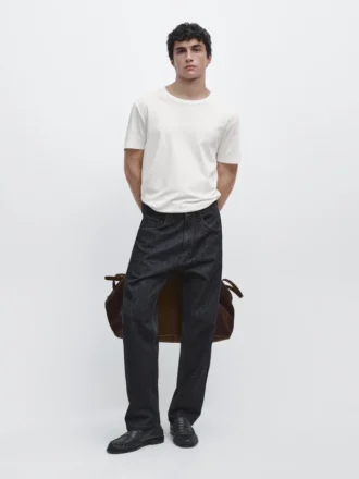 T-shirt από 100% μερσεριζέ βαμβάκι