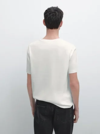 T-shirt από 100% μερσεριζέ βαμβάκι