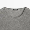 T-shirt από μείγμα μαλλιού με δαντελένια λεπτομέρεια T-shirt από μείγμα μαλλιού με δαντελένια λεπτομέρεια