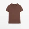 T-shirt με κοντά μανίκια από μείγμα Lyocell T-shirt με κοντά μανίκια από μείγμα Lyocell